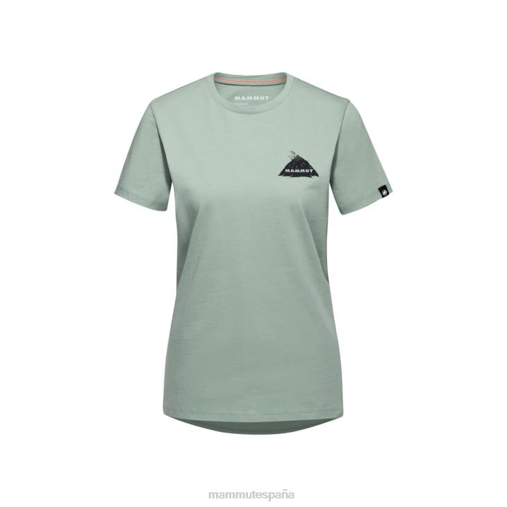 Mammut mujer ropa camiseta risco Massone FZHP1091 jade