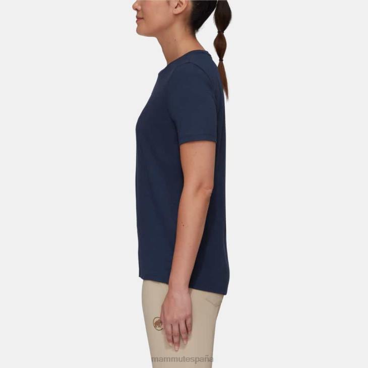 Mammut mujer ropa emblema de la camiseta central FZHP899 marina