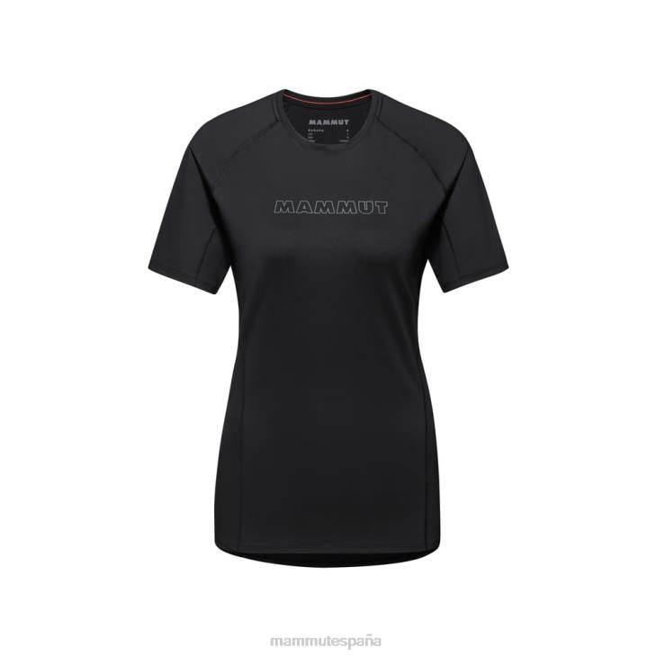 Mammut mujer ropa logo de la camiseta selun fl FZHP149 negro