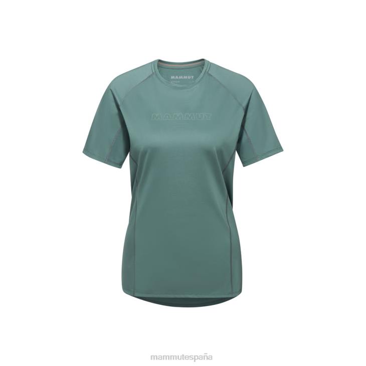 Mammut mujer ropa logo de la camiseta selun fl FZHP886 jade oscuro