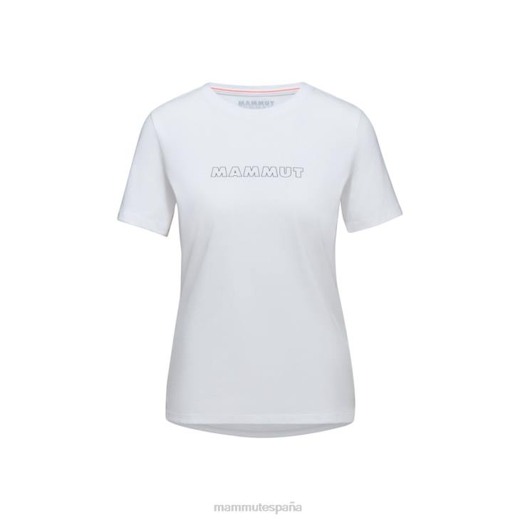 Mammut mujer ropa logotipo de la camiseta central FZHP1039 blanco