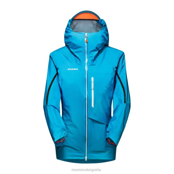 Mammut mujer ropa chaqueta con capucha Nordwand Light HS FZHP26 cielo