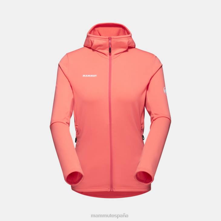 Mammut mujer ropa chaqueta con capucha aconcagua light ml FZHP912 salmón