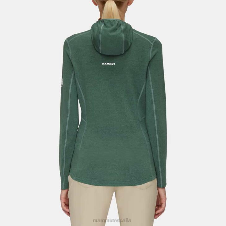 Mammut mujer ropa chaqueta con capucha aenergy light ml FZHP931 jade oscuro