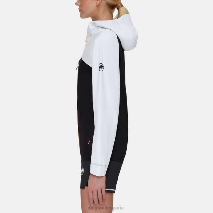 Mammut mujer ropa chaqueta con capucha aenergy tr hs FZHP30 blanco negro