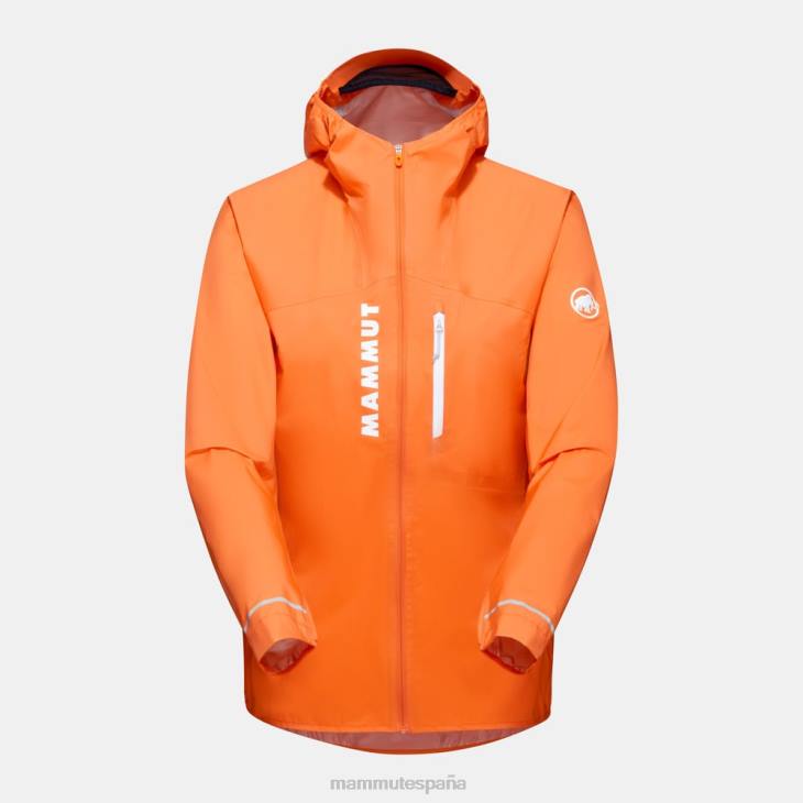 Mammut mujer ropa chaqueta con capucha aenergy tr hs FZHP687 mandarina oscura
