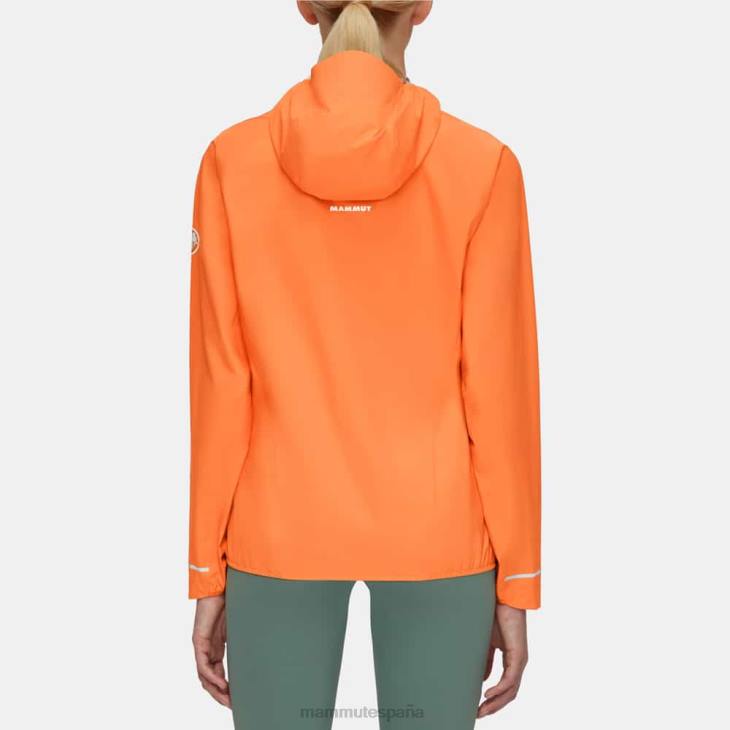 Mammut mujer ropa chaqueta con capucha aenergy tr hs FZHP687 mandarina oscura