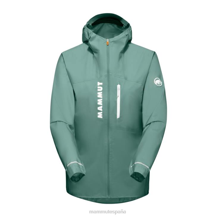 Mammut mujer ropa chaqueta con capucha aenergy tr hs FZHP688 jade oscuro