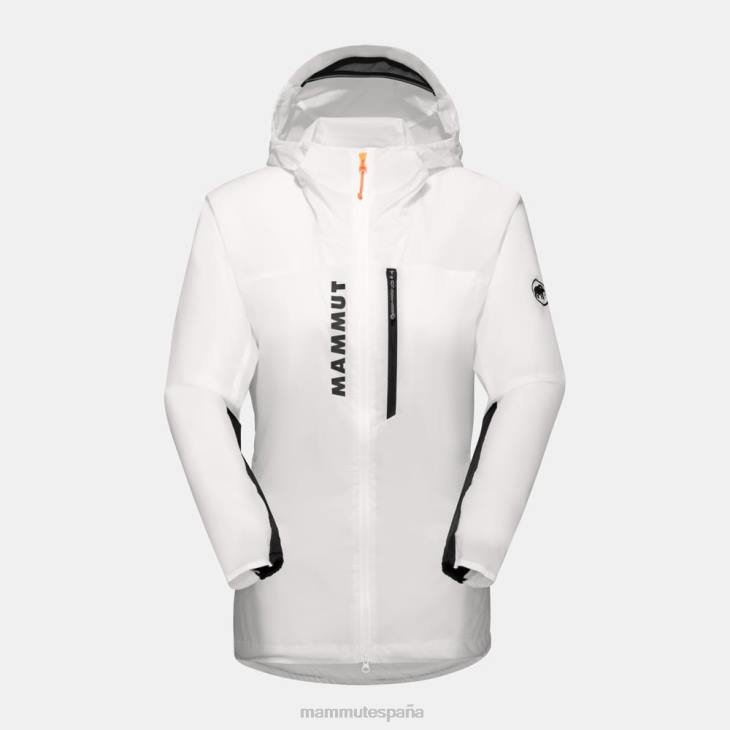 Mammut mujer ropa chaqueta con capucha aenergy wb FZHP5 blanco negro