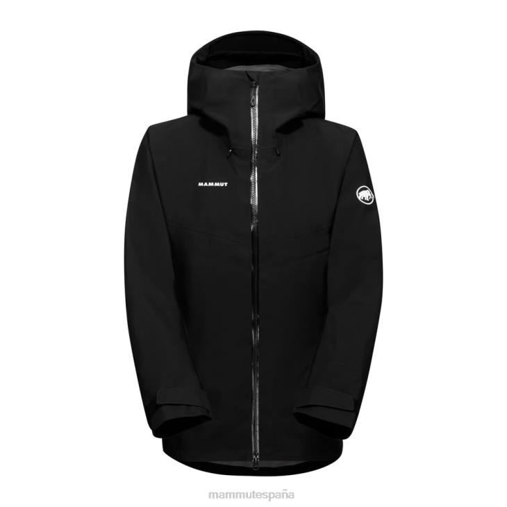 Mammut mujer ropa chaqueta con capucha crater iv hs FZHP29 negro