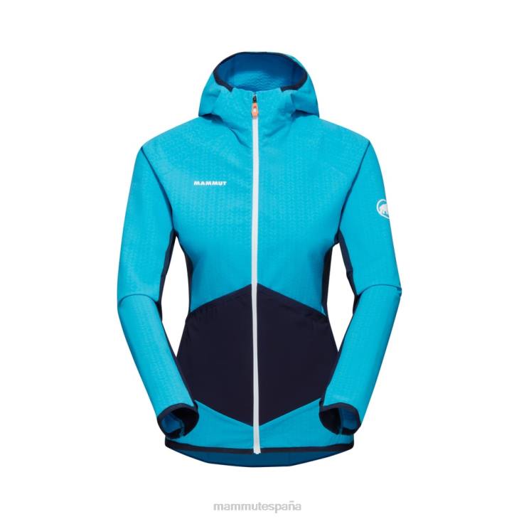 Mammut mujer ropa chaqueta con capucha eiger speed ml hybrid FZHP91 cielo de la noche