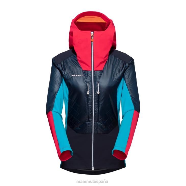 Mammut mujer ropa chaqueta con capucha eisfeld so hybrid FZHP83 azalea nocturna