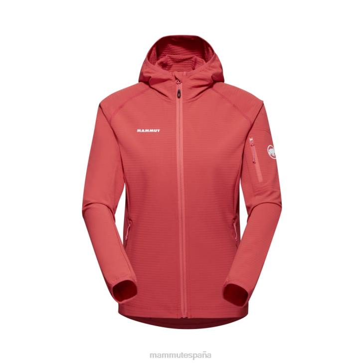 Mammut mujer ropa chaqueta con capucha madris light ml FZHP831 terracota