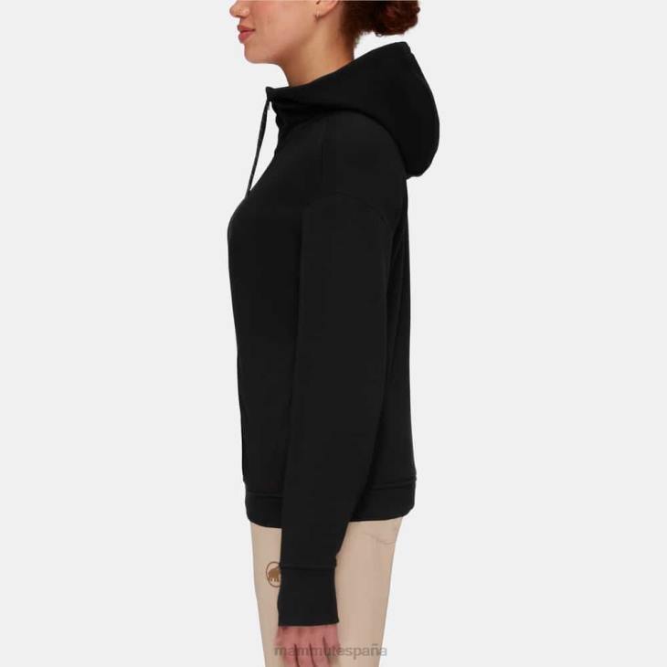 Mammut mujer ropa chaqueta con capucha ml FZHP182 negro