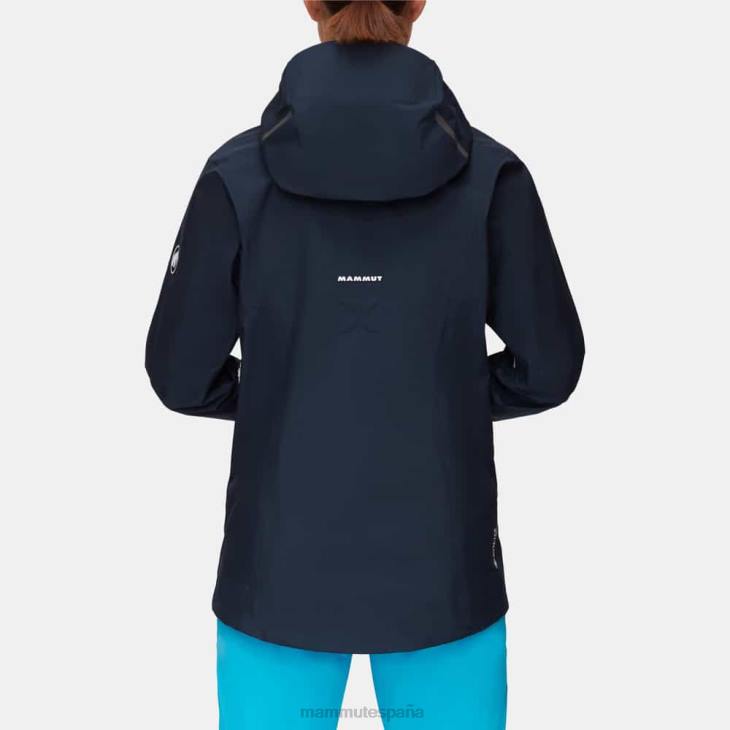 Mammut mujer ropa chaqueta con capucha nordwand advanced hs FZHP25 noche