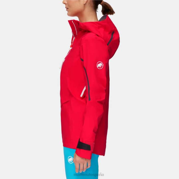 Mammut mujer ropa chaqueta con capucha nordwand advanced hs FZHP679 azalea