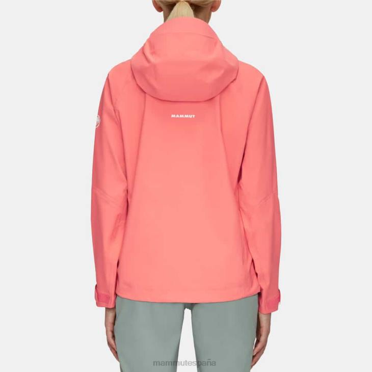 Mammut mujer ropa chaqueta con capucha taiss hs FZHP53 salmón