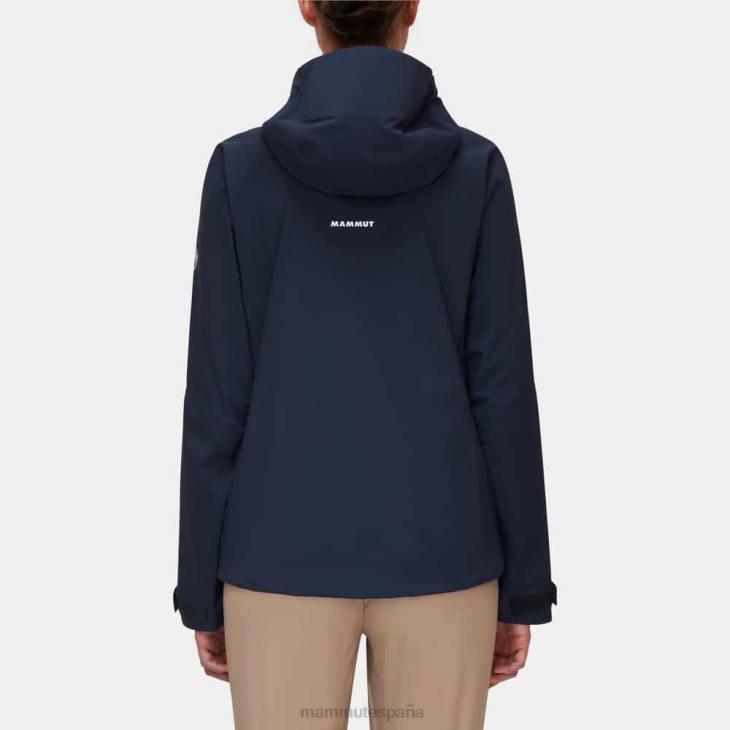 Mammut mujer ropa chaqueta con capucha taiss hs FZHP723 marina