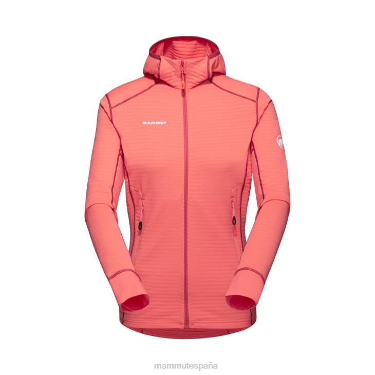 Mammut mujer ropa chaqueta con capucha taiss light ml FZHP195 salmón-terracota