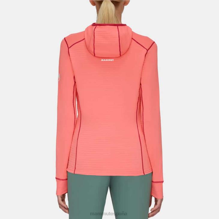 Mammut mujer ropa chaqueta con capucha taiss light ml FZHP195 salmón-terracota