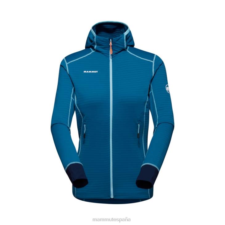 Mammut mujer ropa chaqueta con capucha taiss light ml FZHP987 azul intenso y helado