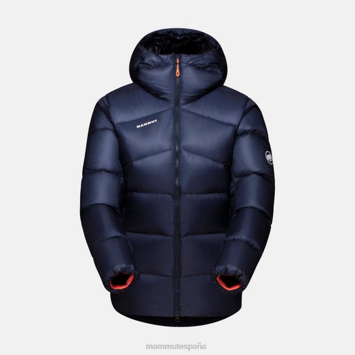 Mammut mujer ropa meron en chaqueta con capucha FZHP51 negro marino