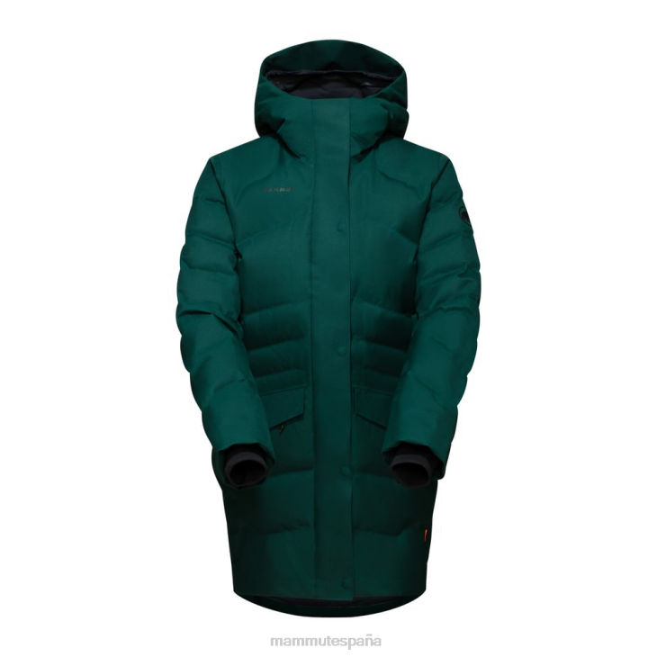 Mammut mujer ropa parka térmica photics hs FZHP763 verde azulado oscuro