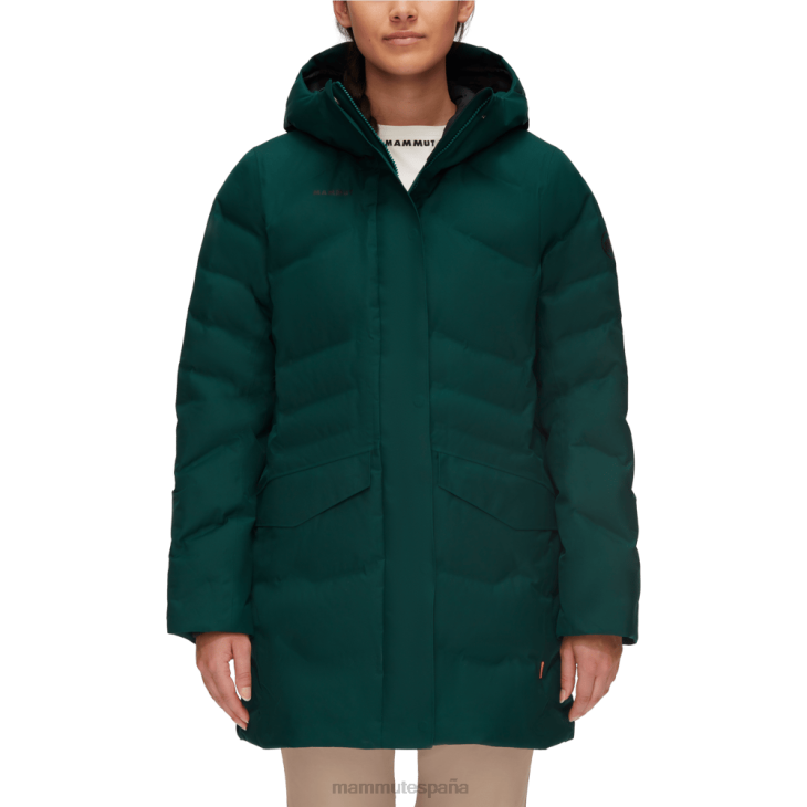 Mammut mujer ropa parka térmica photics hs FZHP763 verde azulado oscuro