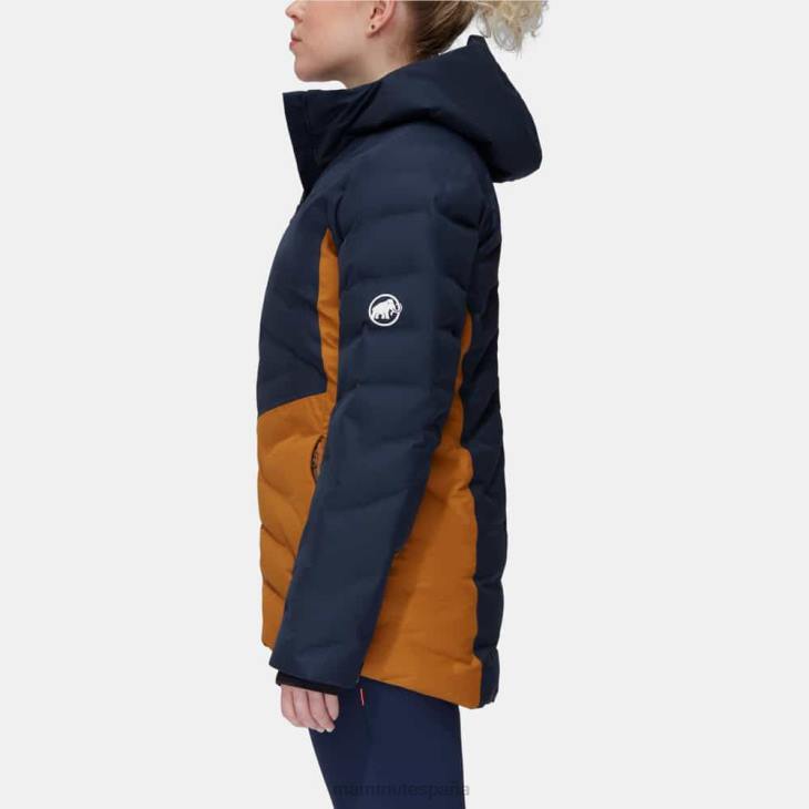 Mammut mujer ropa photics ski hs chaqueta térmica con capucha FZHP23 guepardo-marino