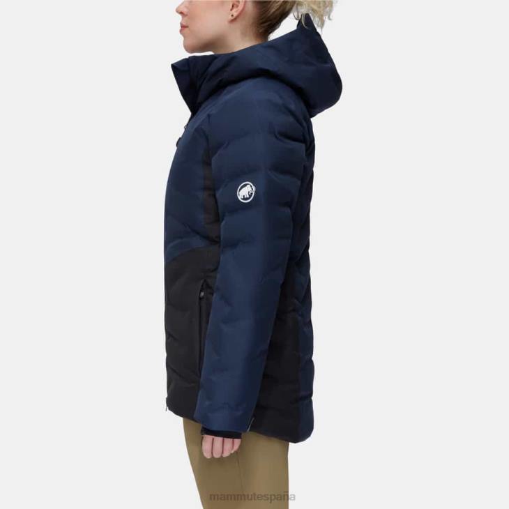 Mammut mujer ropa photics ski hs chaqueta térmica con capucha FZHP677 negro-marino