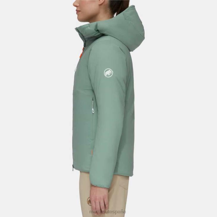 Mammut mujer ropa rime en chaqueta con capucha flexible FZHP72 jade