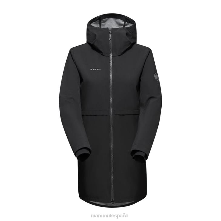 Mammut mujer ropa seon tan chaqueta con capucha FZHP86 negro