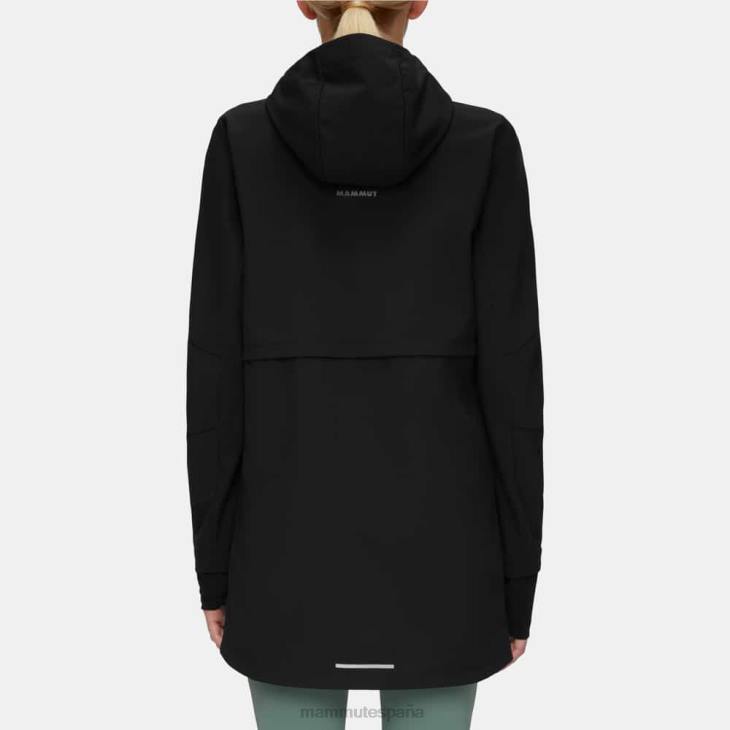Mammut mujer ropa seon tan chaqueta con capucha FZHP86 negro