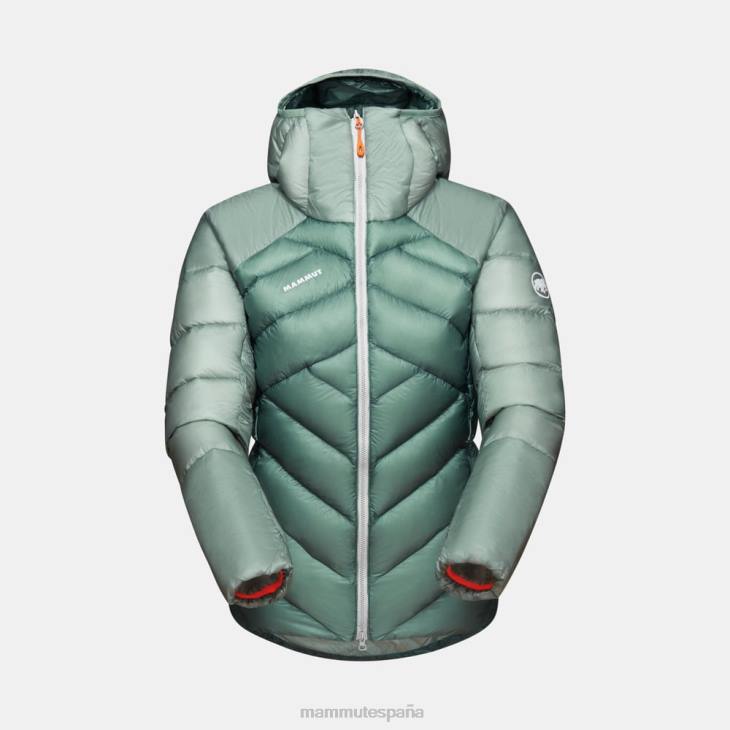Mammut mujer ropa taiss en chaqueta con capucha FZHP32 jade-jade oscuro