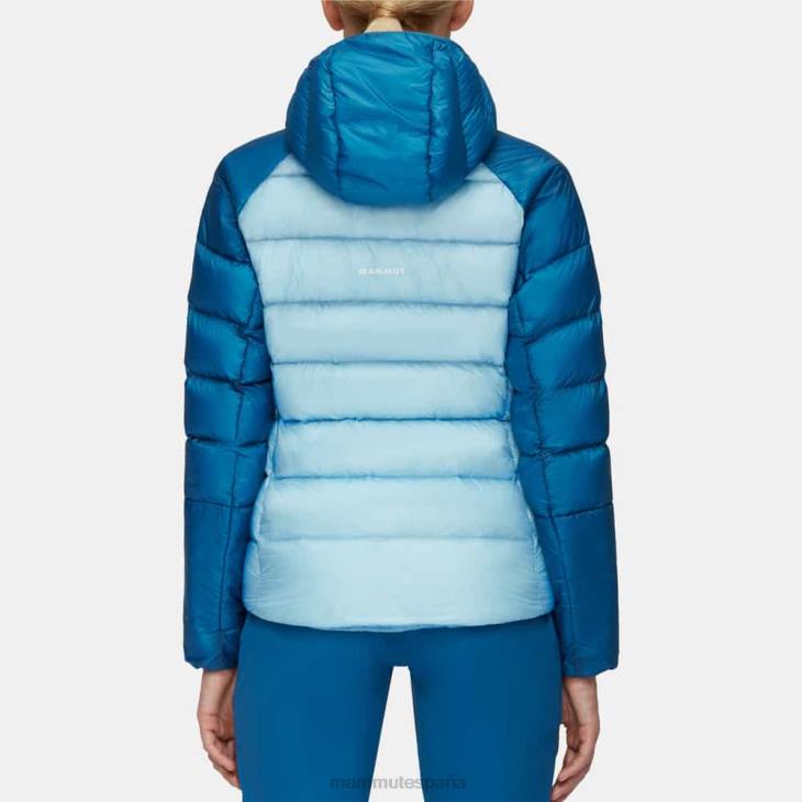 Mammut mujer ropa taiss en chaqueta con capucha FZHP691 hielo frío y azul profundo