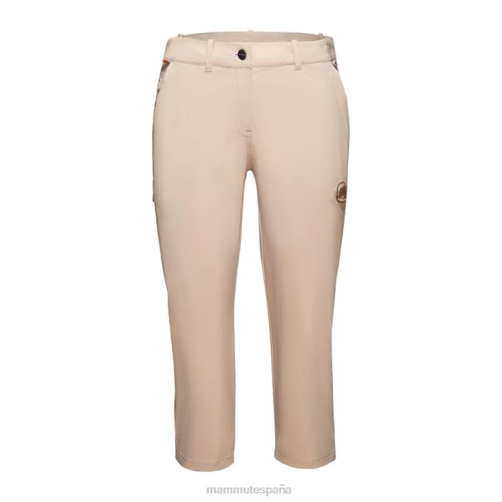Mammut mujer ropa pantalones capri runbold FZHP822 sabana