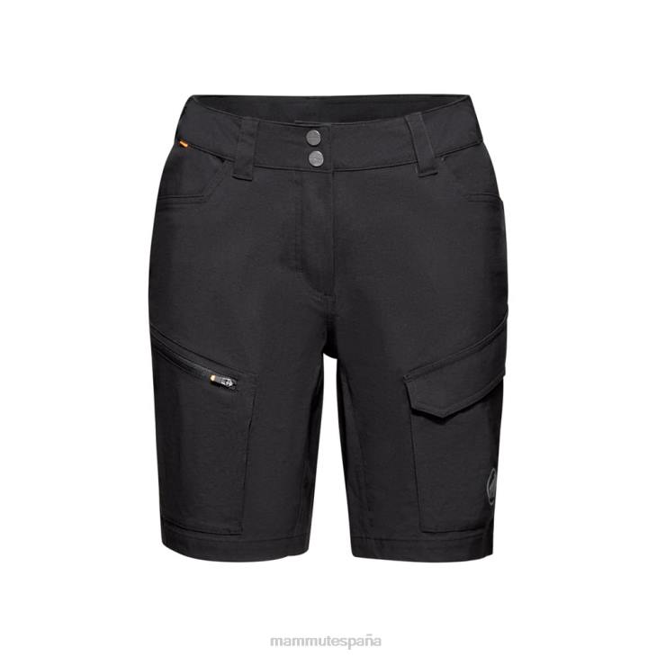 Mammut mujer ropa pantalones cortos híbridos zinal FZHP126 negro