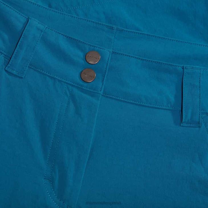 Mammut mujer ropa pantalones cortos híbridos zinal FZHP835 hielo marino profundo