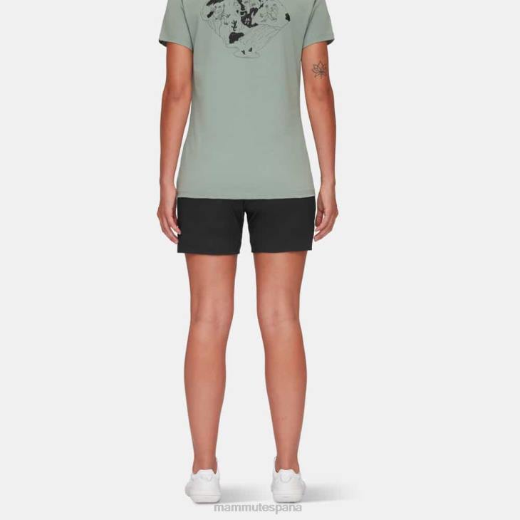 Mammut mujer ropa pantalones cortos ligeros massone FZHP102 negro
