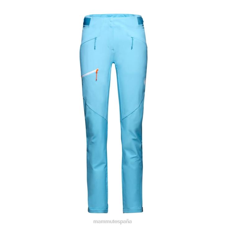 Mammut mujer ropa pantalones courmayeur FZHP1061 azul fresco