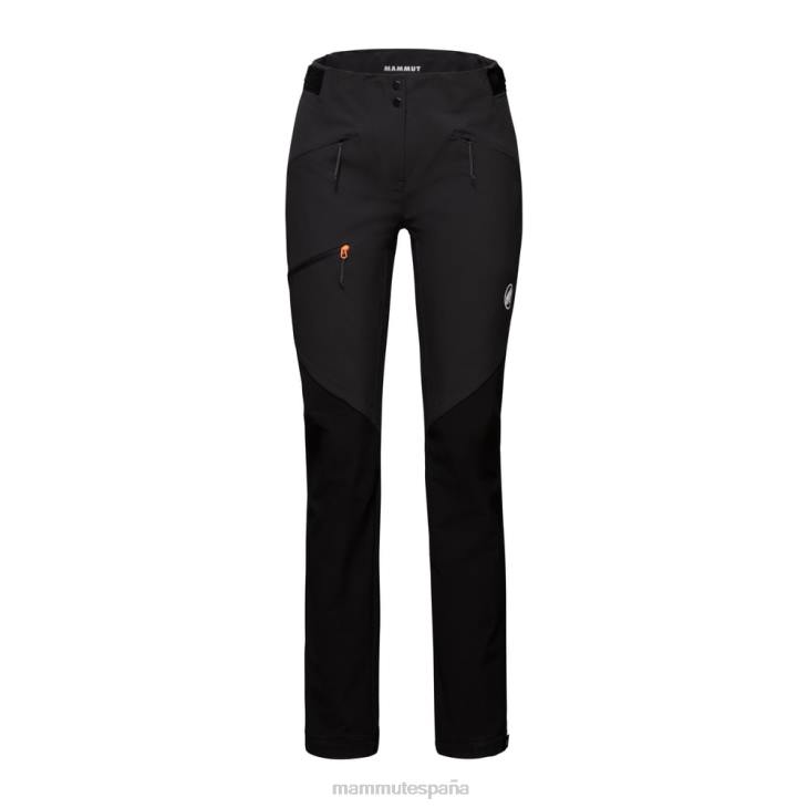Mammut mujer ropa pantalones courmayeur FZHP227 negro