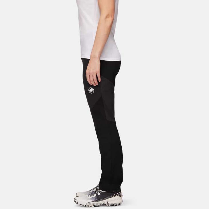Mammut mujer ropa pantalones courmayeur FZHP227 negro