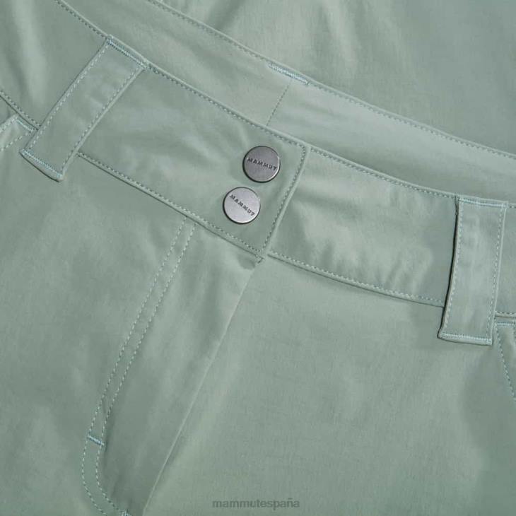 Mammut mujer ropa pantalones híbridos zinal FZHP829 jade-jade oscuro