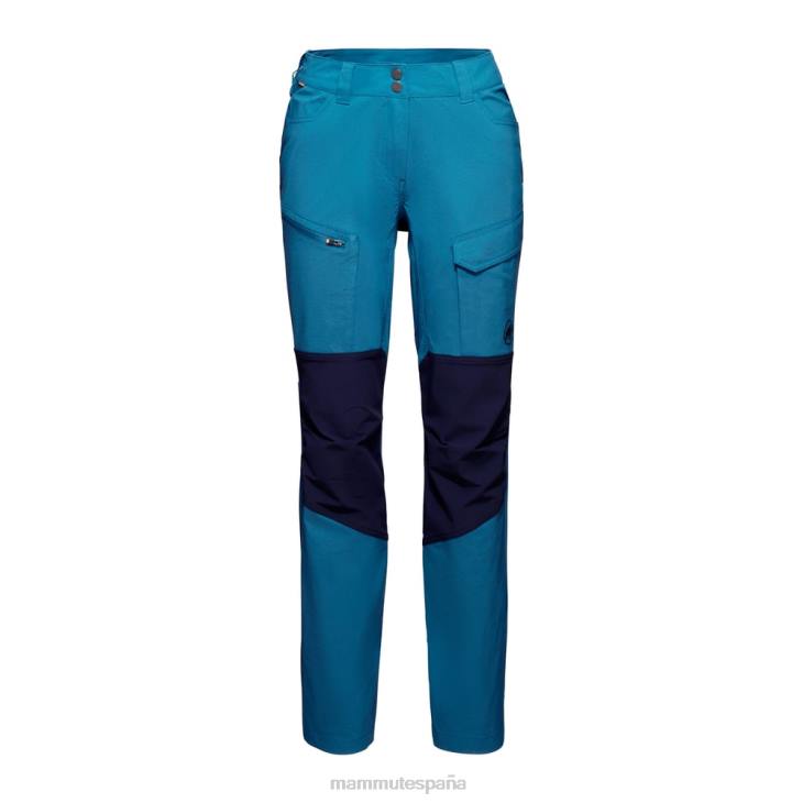 Mammut mujer ropa pantalones híbridos zinal FZHP830 hielo marino profundo