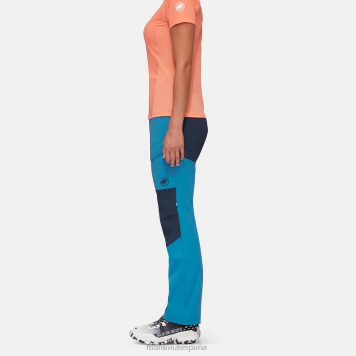 Mammut mujer ropa pantalones híbridos zinal FZHP830 hielo marino profundo
