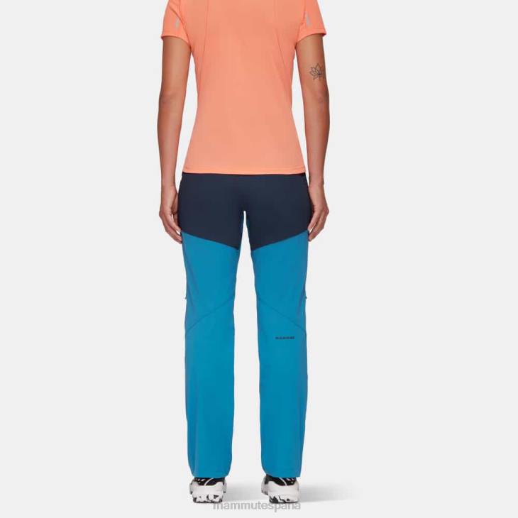 Mammut mujer ropa pantalones híbridos zinal FZHP830 hielo marino profundo