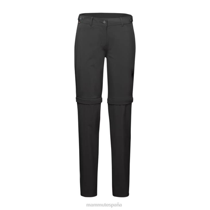 Mammut mujer ropa pantalones runbold con cremallera FZHP1116 fantasma