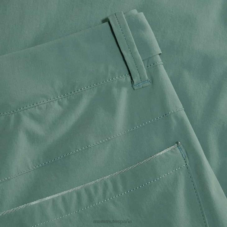 Mammut mujer ropa pantalones runbold con cremallera FZHP1119 jade oscuro