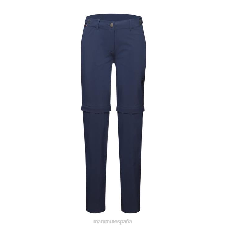 Mammut mujer ropa pantalones runbold con cremallera FZHP264 marina