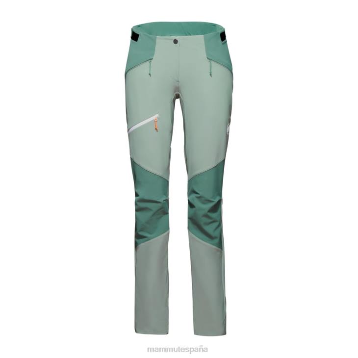Mammut mujer ropa pantalones taiss FZHP1013 jade-jade oscuro